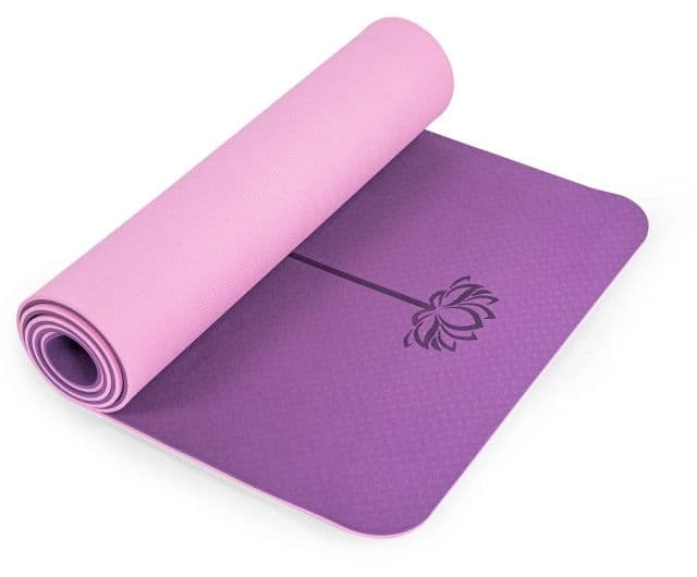 UMINEUX Yoga Minderi - Orkide ve Parti Pembesi 72"x24"x1/3"