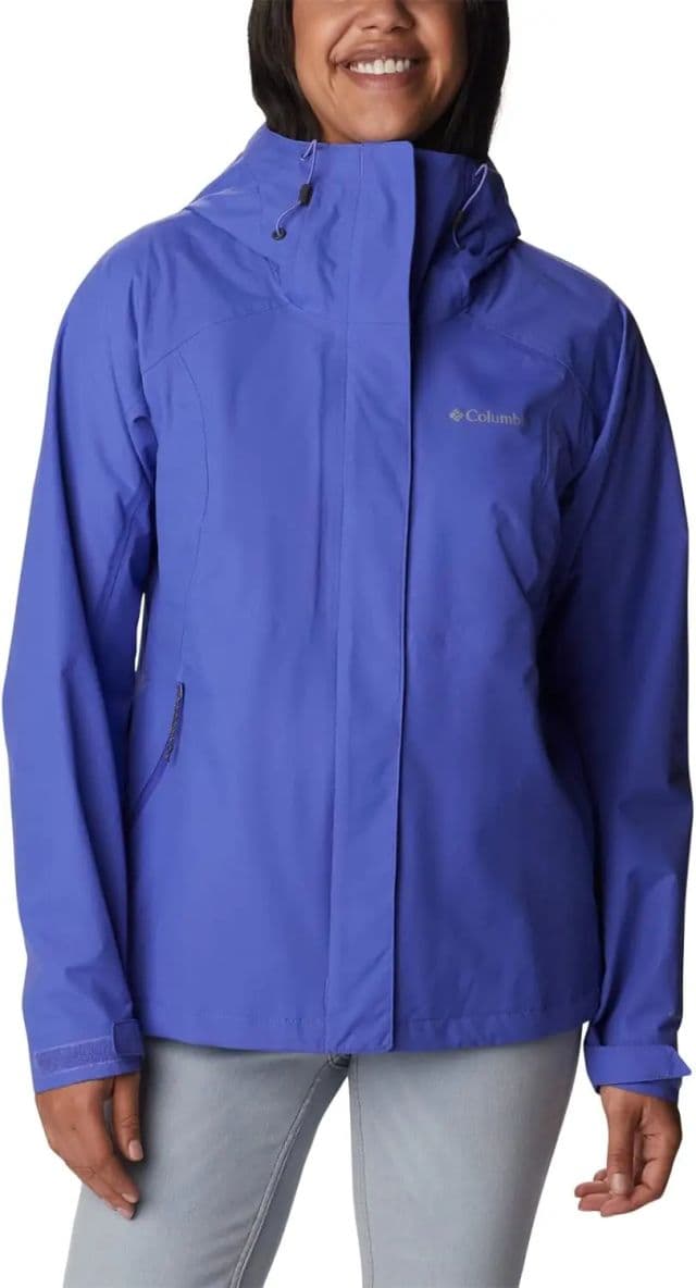 Columbia Kadın Discovery Point Yağmurluk - Small Purple Lotus