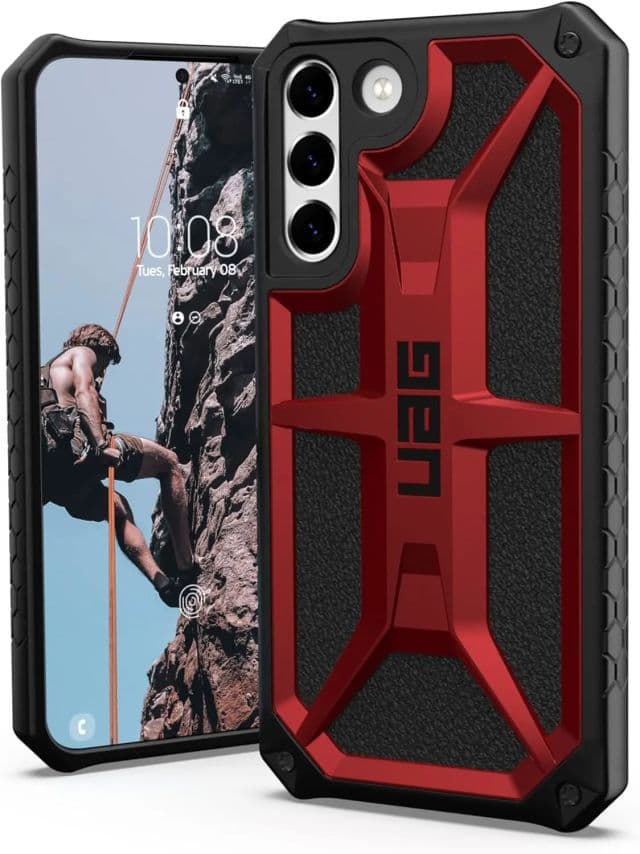 UAG Monarch Samsung Galaxy S22 Plus Kılıfı - Monarch - Crimson Monarch