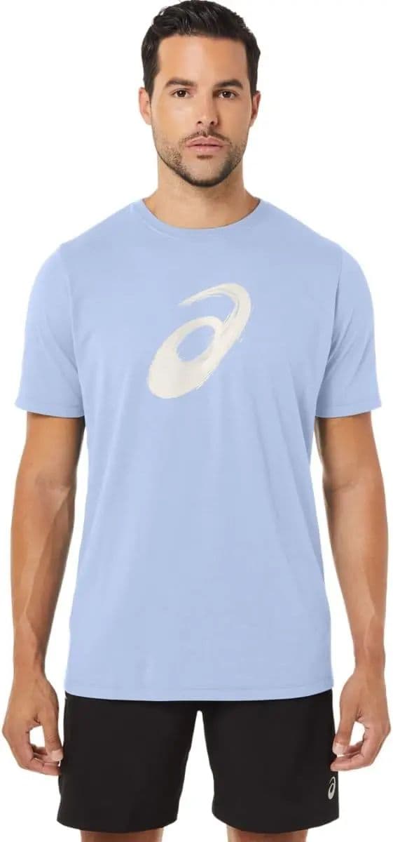 ASICS Erkek XG Paintbrush Kısa Kollu Tİşört - S Soft Sky