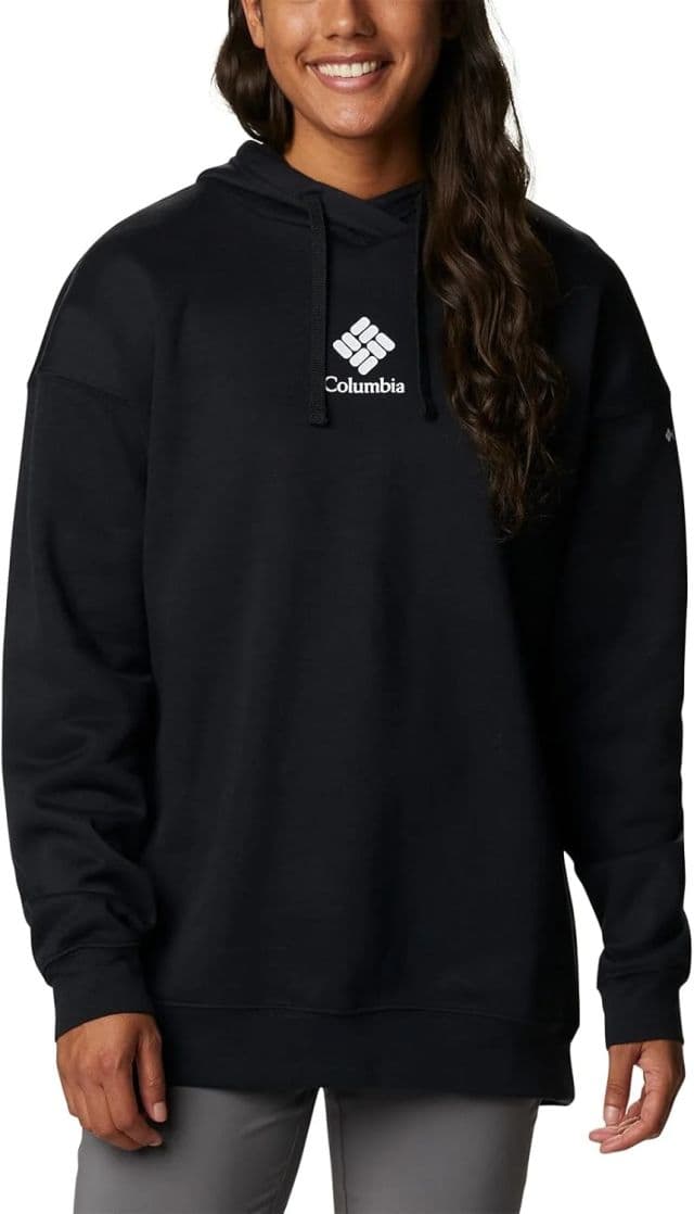Columbia Kadın Trek Oversized Sweatshirt - Siyah M