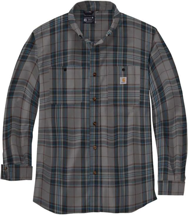 Carhartt Erkek Rugged Flex Gömlek - 3XL Gri