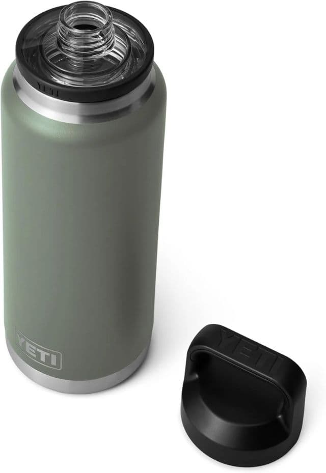 YETI Rambler Yalıtımlı Şişe - 1.06 L - Kamp Yeşili