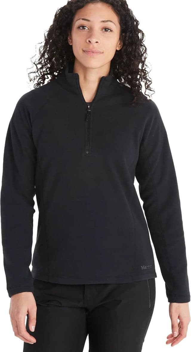 Marmot Kadın Rocklin 1/2 Fermuarlı Ceket - Siyah XS