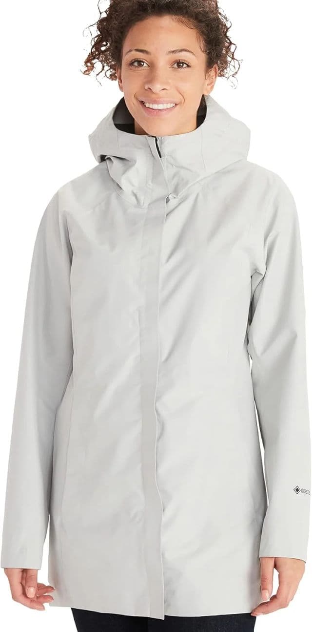 Marmot Kadın Essential Hafif Su Geçirmez Ceket - S Parlak Gri