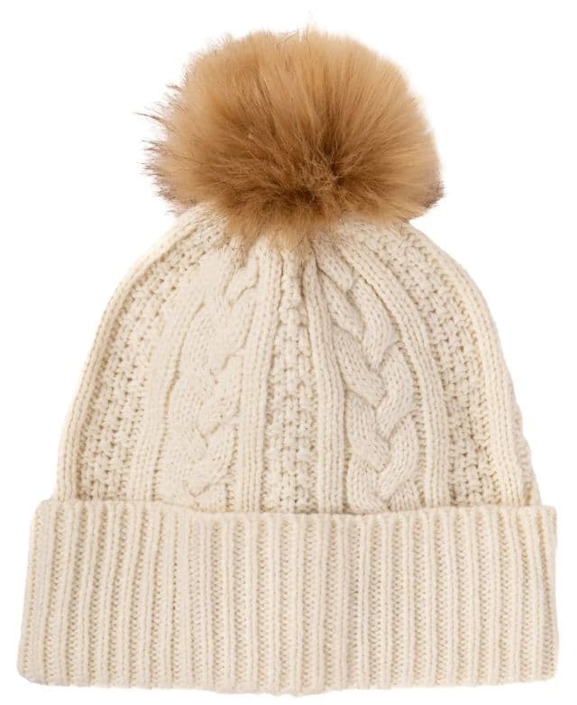 Lauren Ralph Lauren Direkt Nakışlı Ponponlu Bere - Cream ONE SIZE