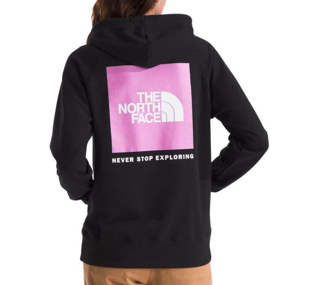 The North Face - Kadın Box NSE Polar Kapüşonlu Üst - Siyah/Logo L