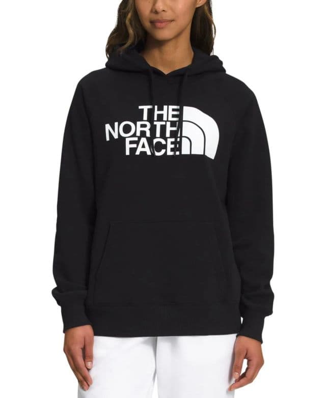 The North Face - Kadın Yarım Kubbe Polar Sweatshirt Kapşonlu - Siyah XL