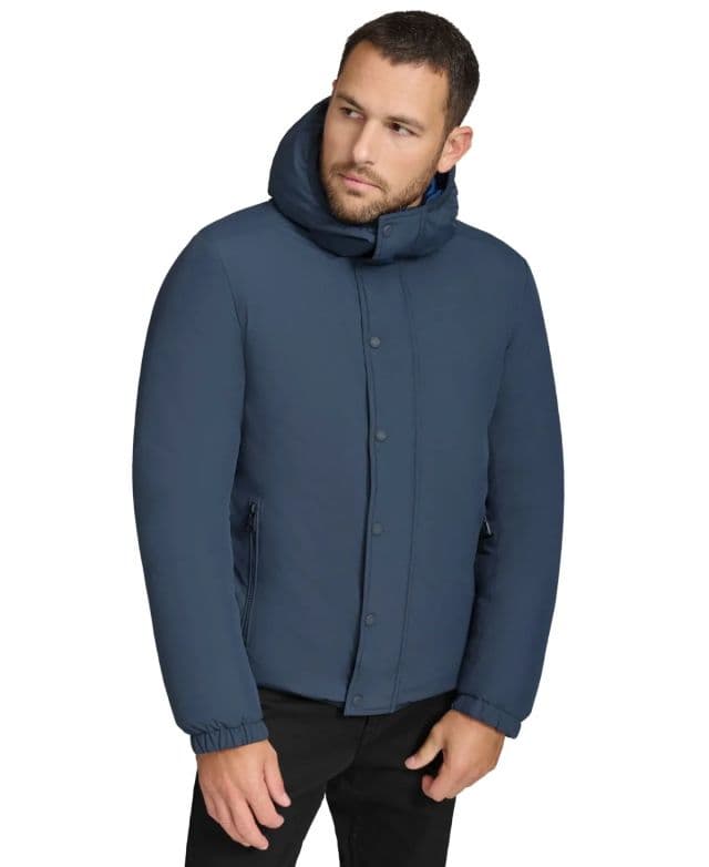 Calvin Klein - Erkek Ripstop Puffer Ceket - True Navy 2XL