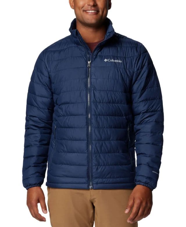Columbia - Erkek Powder Lite II Puff Mont - Lacivert 2XL