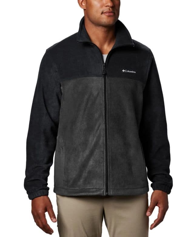Columbia Erkek Steens Mountain Full Zip 2.0 Polar Ceket - Siyah/Gri S