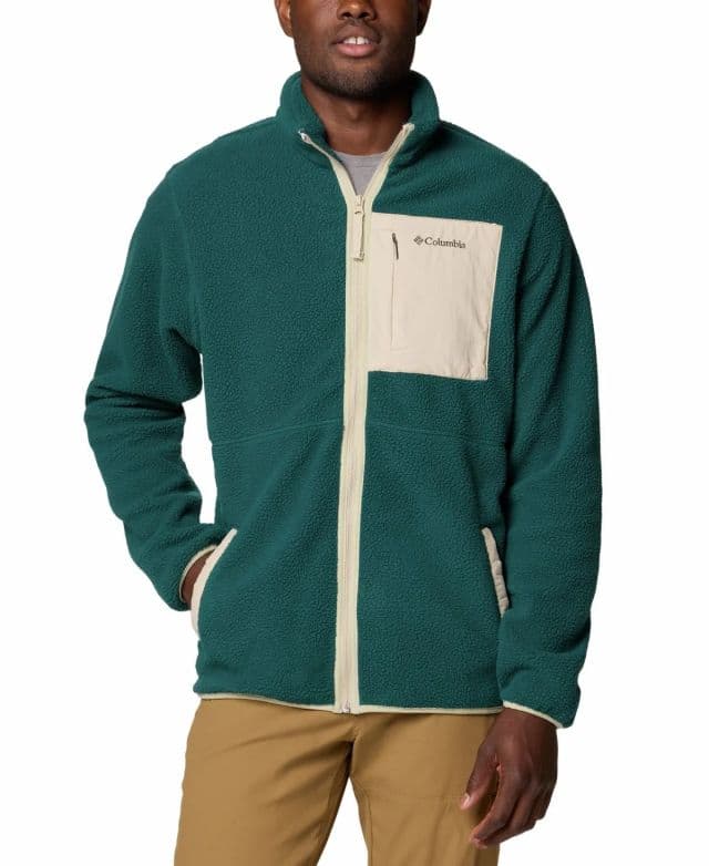 Columbia Erkek Kenton Park Full-Zip Polar Ceket - Yeşil S