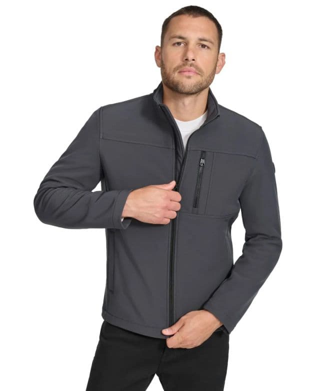 Calvin Klein - Infinite Stretch Soft Shell Ceket - Gri XL