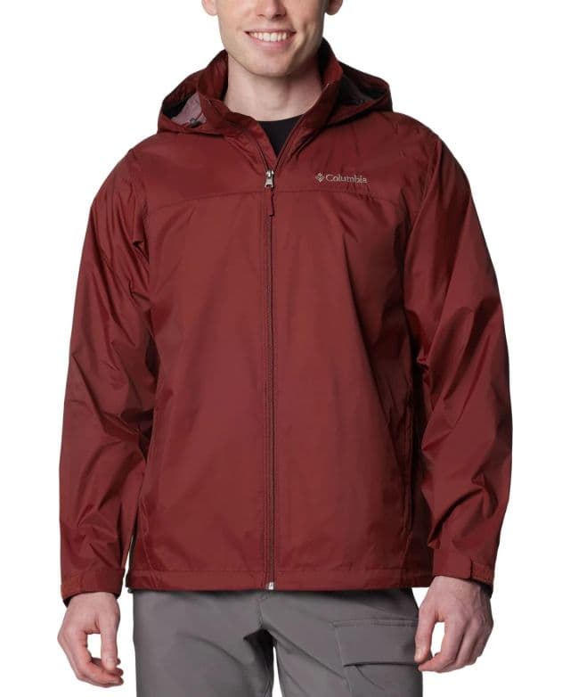 Columbia - Erkek Glennaker Lake II Yağmurluk - Bordo 2XL