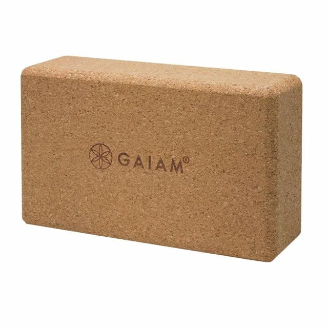 Gaiam Essentials Yoga Bloğu - 2'li Set - Cork Brick