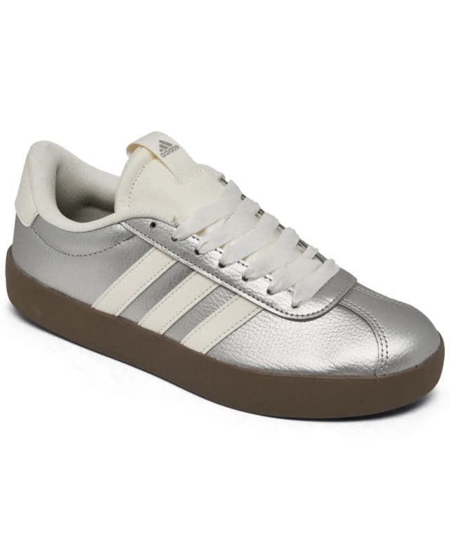 Adidas Kadın VL Court 3.0 Casual Sneaker - Silver 36