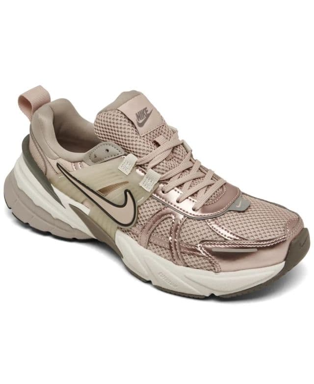 Nike Kadın V2K Run Koşu Ayakkabısı - Pembe/Bej 42