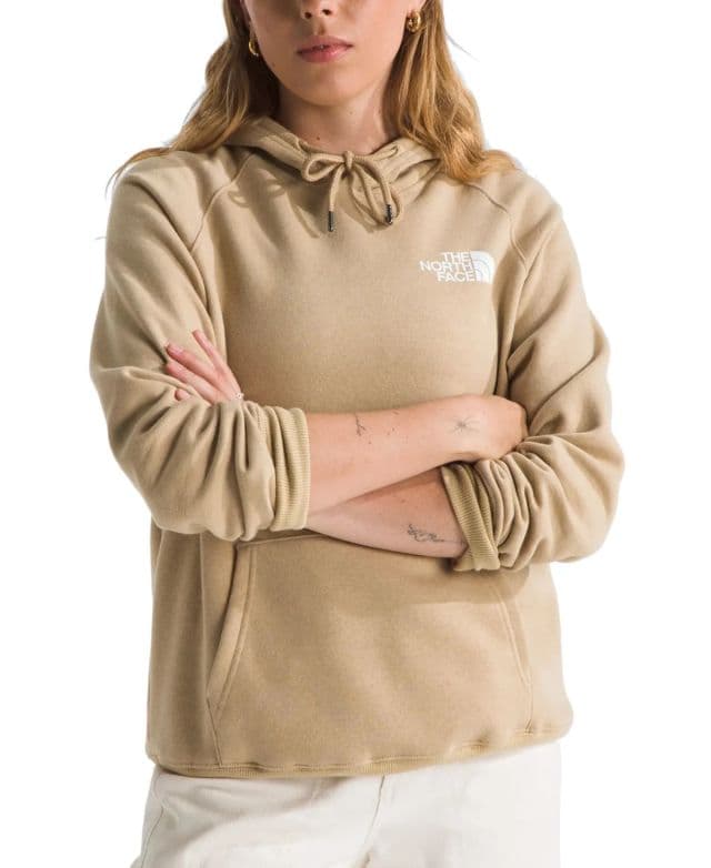 The North Face - Kadın Box NSE Polar Kapüşonlu Üst - Khaki Stone L
