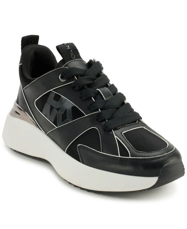 DKNY Kadın Zofi Lace-Up Sneaker - Siyah 37.5