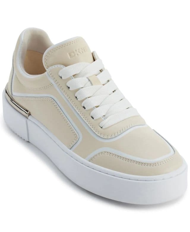 DKNY Kadın Baylor Slip On Sneaker - Krem Rengi 36