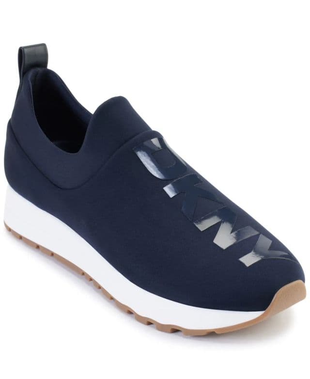 DKNY Kadın Jadyn Logo Slip-On Sneaker - Lacivert 35