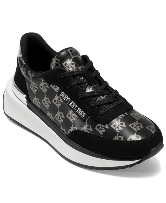 DKNY Kadın Aranae Lace-Up Sneaker - Siyah 37.5