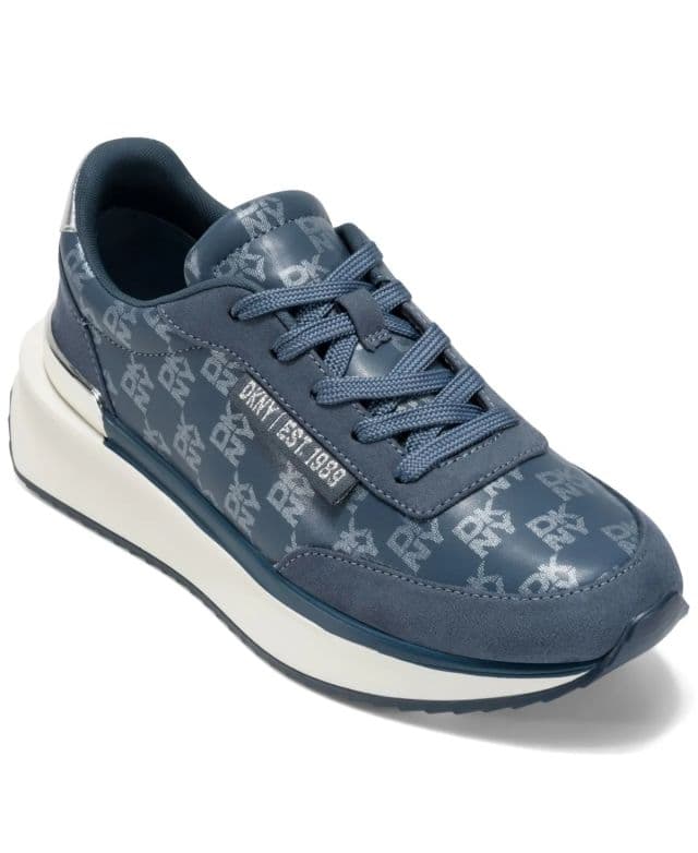 DKNY Kadın Aranae Lace-Up Sneaker - Mavi 37.5
