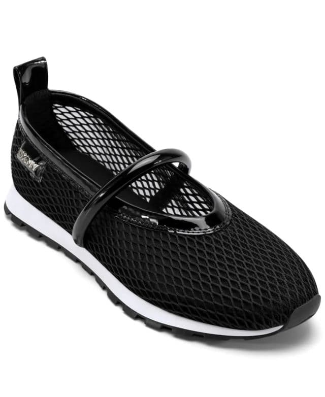 DKNY Kadın Faramir Ballerina Slip-On Sneaker - Siyah/Beyaz 40.5