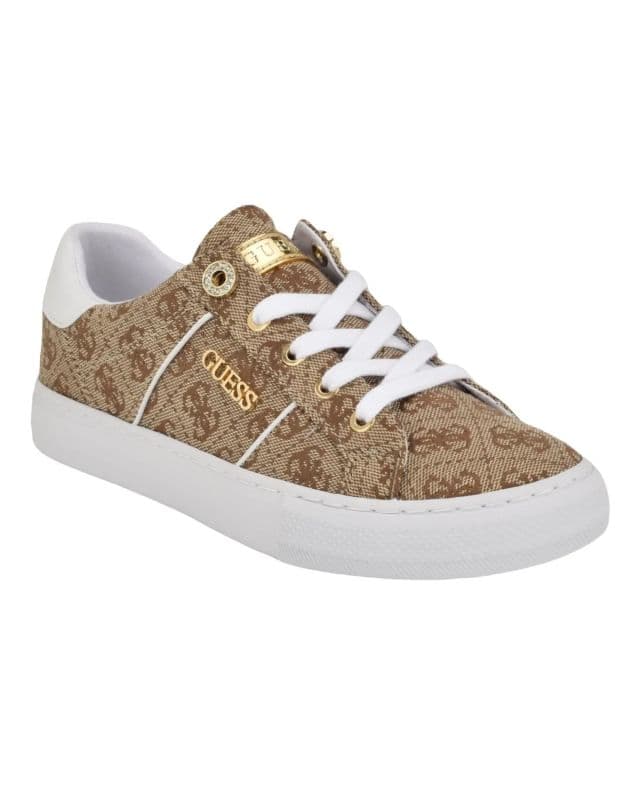 GUESS Kadın Loven Lace-Up Sneakers - Kahverengi 36.5