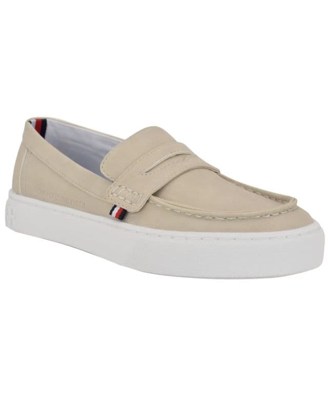 Tommy Hilfiger Kadın Walees Sporty Slip-On Penny Loafer Ayakkabı - Bej 36