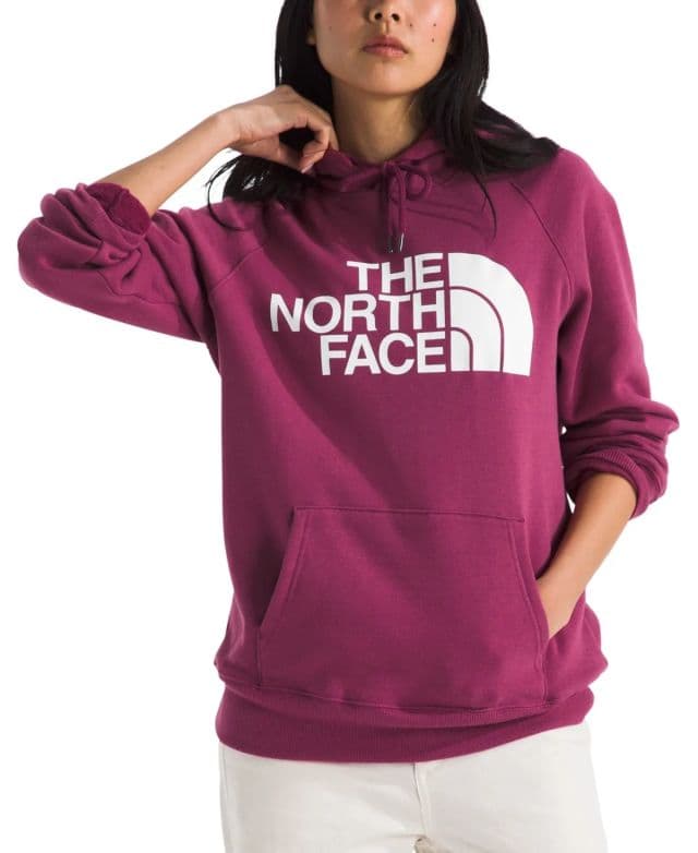 The North Face - Kadın Yarım Kubbe Polar Sweatshirt Kapşonlu - Cyber Berry XL