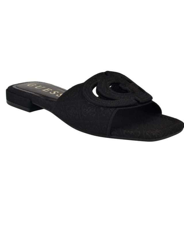 GUESS Kadın Tarishae One Band Quattro-G Slip On Terlik - Siyah 37