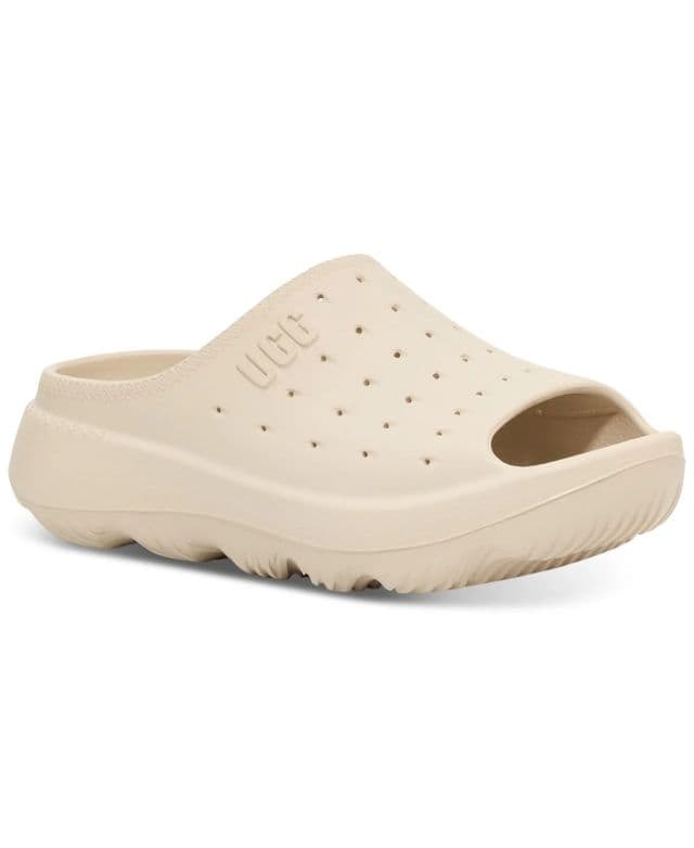 UGG® Erkek Slide It Perforated Terlik - Beyaz 40