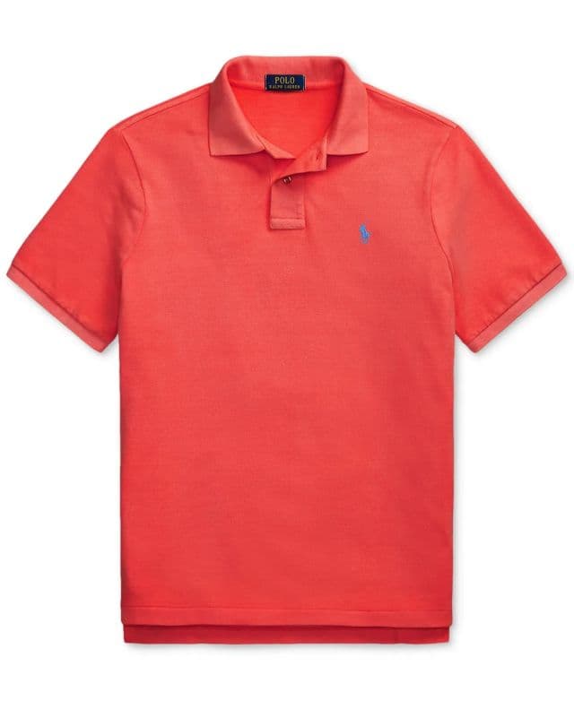 Polo Ralph Lauren Erkek Klasik Fit Pamuklu Polo Tişört - Kırmızı XS