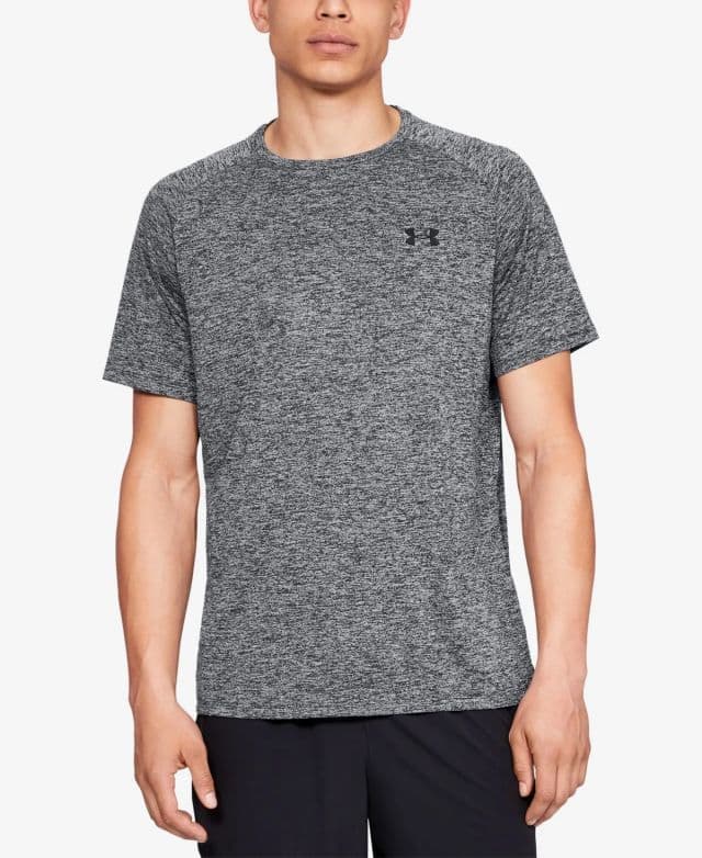 Under Armour Erkek Tech™ Tişört - Siyah/Siyah Logo S