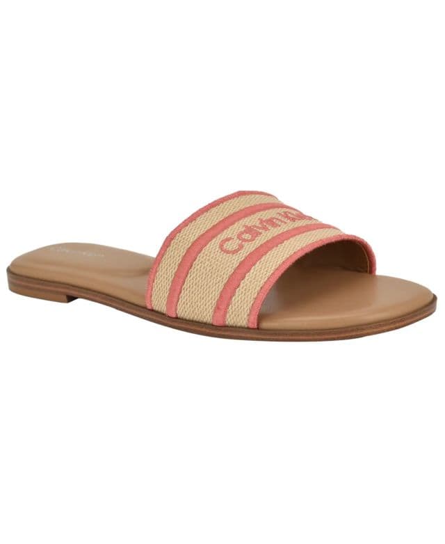 Calvin Klein Kendell Flat Slip-On Günlük Terlik - Pembe 35