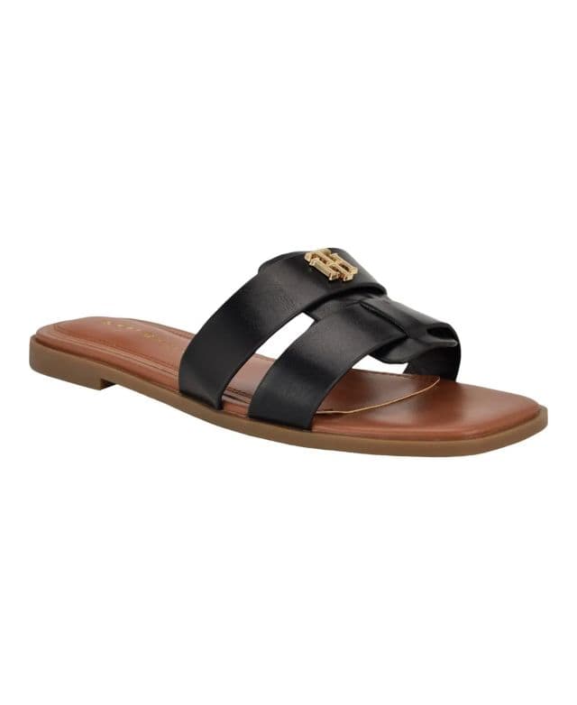 Tommy Hilfiger Kadın Pixee Flat Terlik - Siyah 35