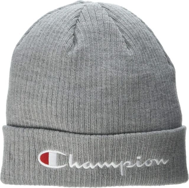 Şampiyon Logolu Manşetli Bere - Heather Grey One Size