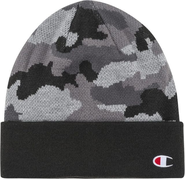 Şampiyon Logolu Manşetli Bere - Grey Camo One Size