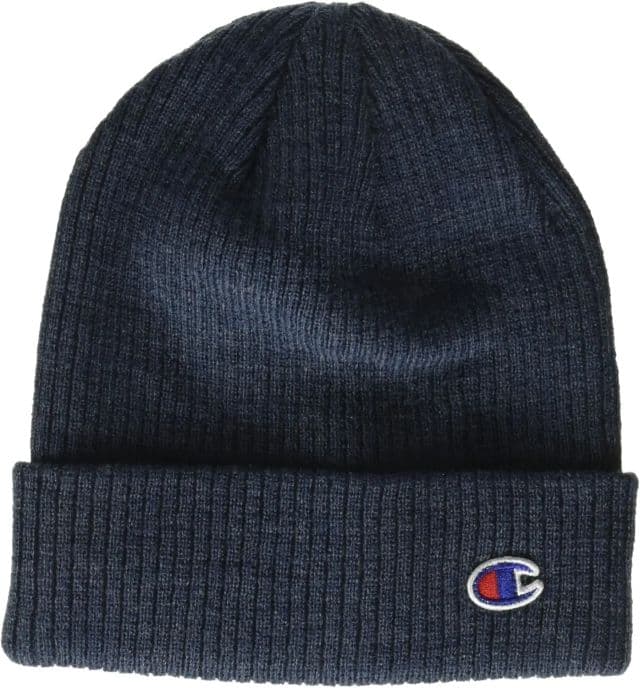 Şampiyon Logolu Manşetli Bere - Dark Blue Heather One Size