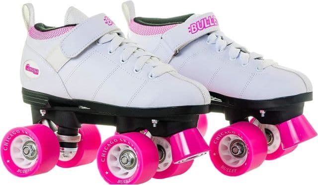 Chicago Bullet Erkek Hız Pateni - Mens 5/ Womens 6 White Pink