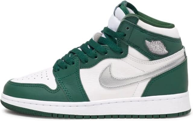NIKE Unisex Basketbol Ayakkabısı - 4 Gorge Green/Metallic Silver