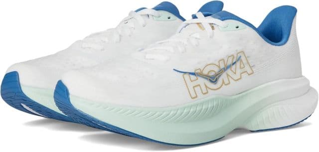 HOKA ONE ONE Erkek Mach 6 Spor Ayakkabı - 46 Frost/Gold