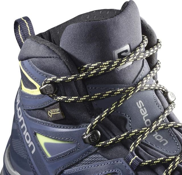 Salomon Erkek X Ultra 3 Mid Gore-tex Yürüyüş Botu - Crown Blue/Evening Blue/Sunny Lime 42 2/3