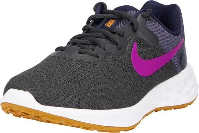 Nike Erkek Revolution 6 Road Koşu Ayakkabısı - 44 Anthracite Vivid Purple Blackened Blue