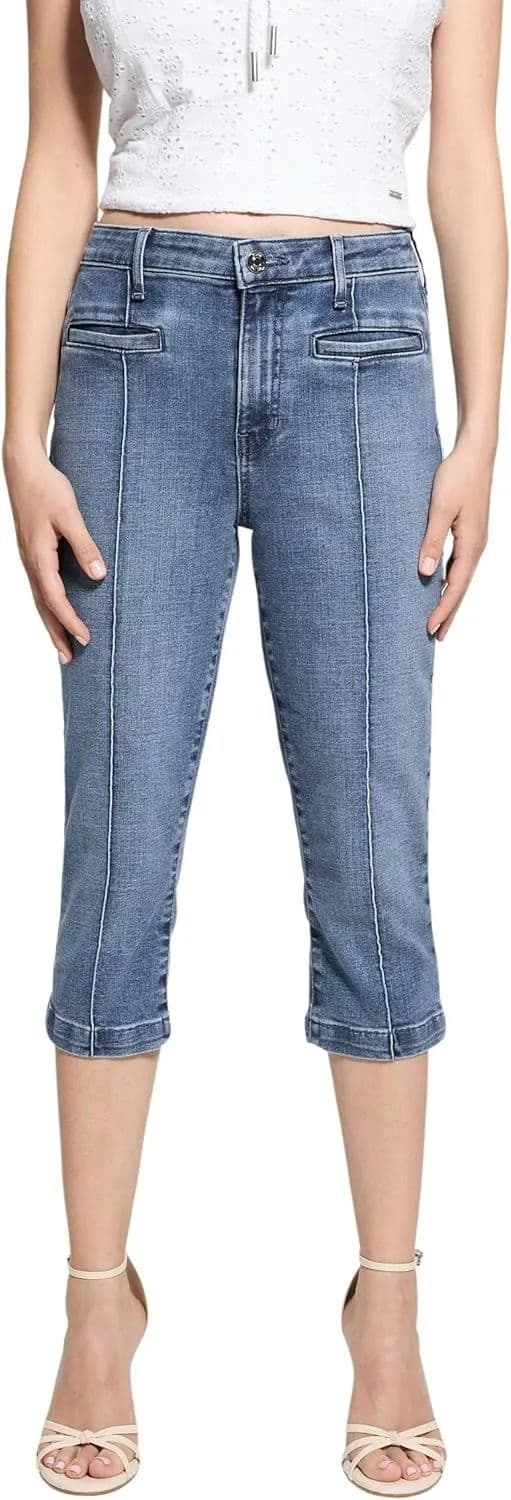 GUESS 1981 Kadın Skinny Jean - 26 Gri