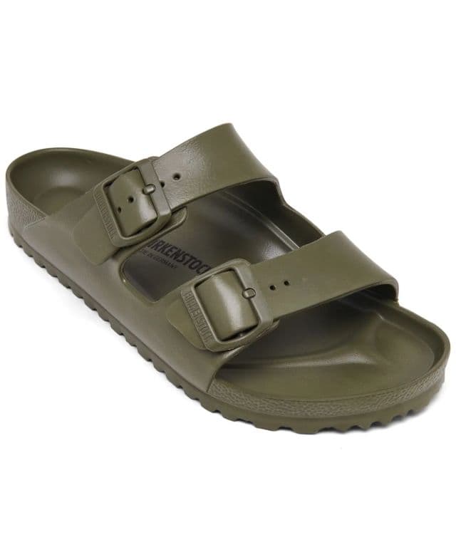 Birkenstock Erkek Arizona Essentials EVA İki Kayışlı Terlik - Khaki 45
