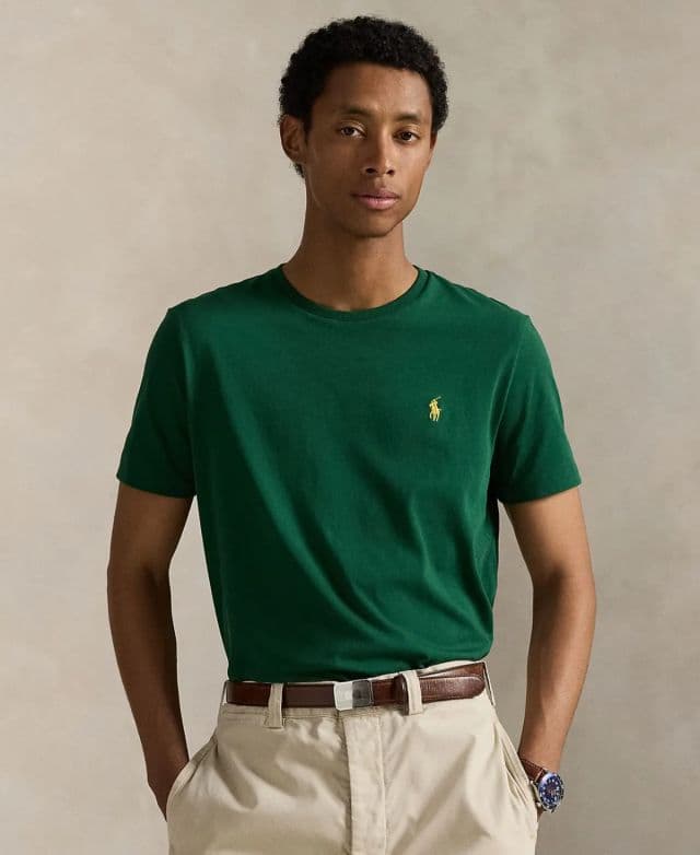 Polo Ralph Lauren Erkek Klasik Kesim Yuvarlak Yaka Tişört - New Forest S