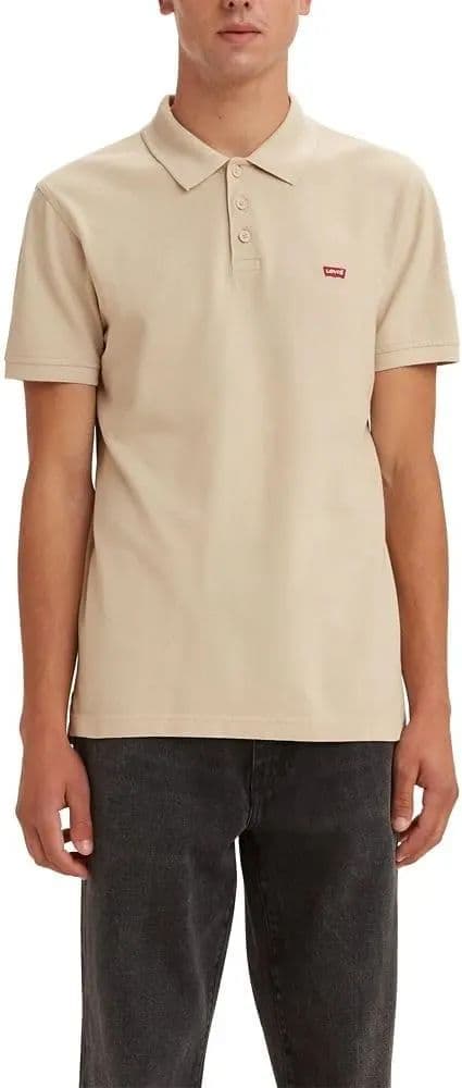 Levi's Housemark Erkek Polo Tişört - 2XL Sahara Khaki Pique