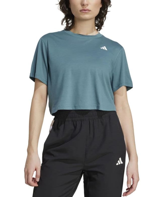 Adidas Kadın Train Essentials Boxy Antrenman Tişörtü - Preloved Teal XS